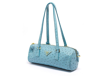 Sky blue Prada purse